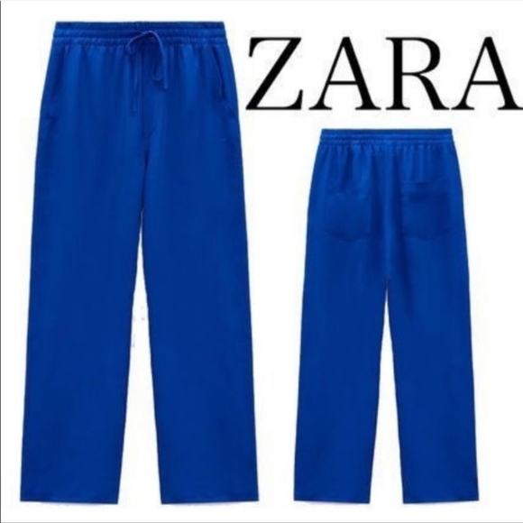 Zara wide flowy pant and blouse - Picture 6 of 11